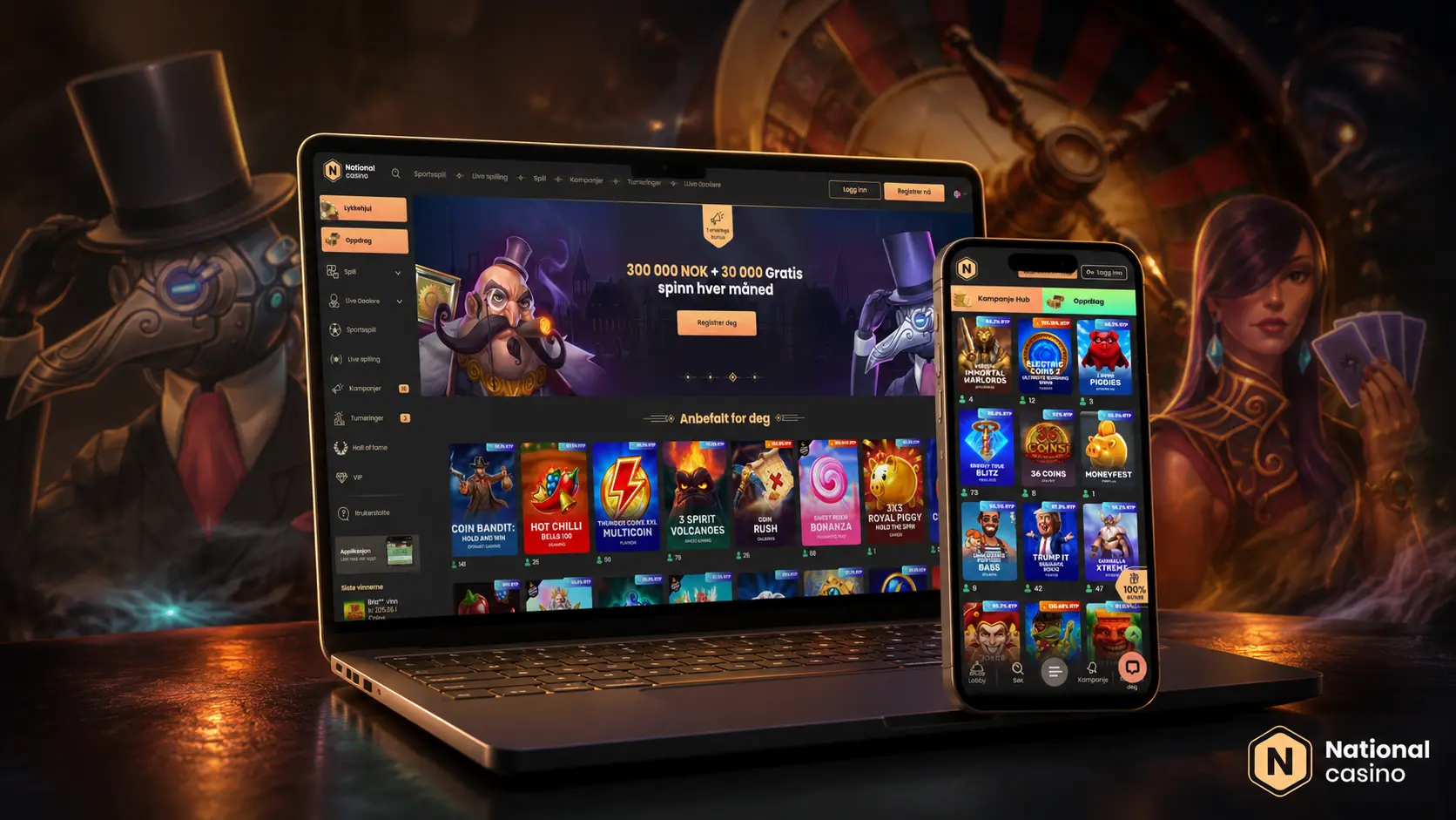 Ukentlige kampanjer hos National Casino